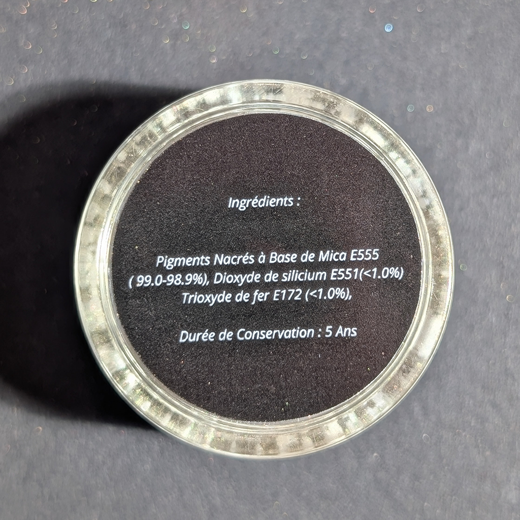 Paillettes Comestibles Cocktail Sans Goût - Arc en Ciel Irisé