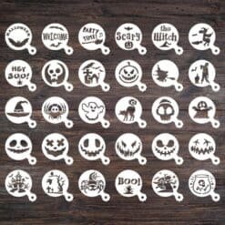 Pochoir pour Halloween (x30)