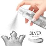 Spray Paillettes Comestibles Cocktail Argent Sans Goût 22g