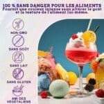 Colorant alimentaire rouge liquide pour Cocktail (x3)