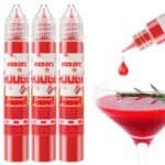 Colorant alimentaire rouge liquide pour Cocktail (x3)