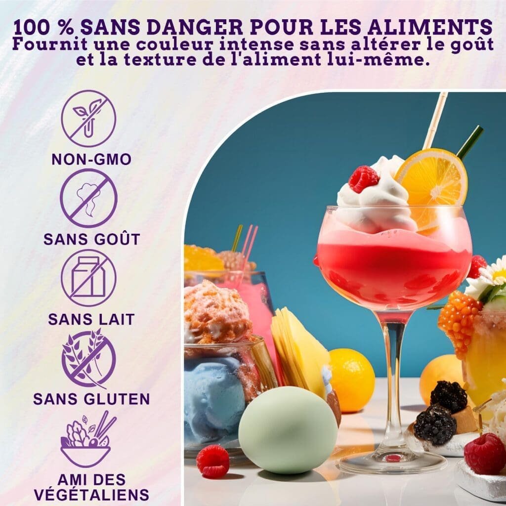 Colorant alimentaire rouge liquide pour Cocktail (x3)