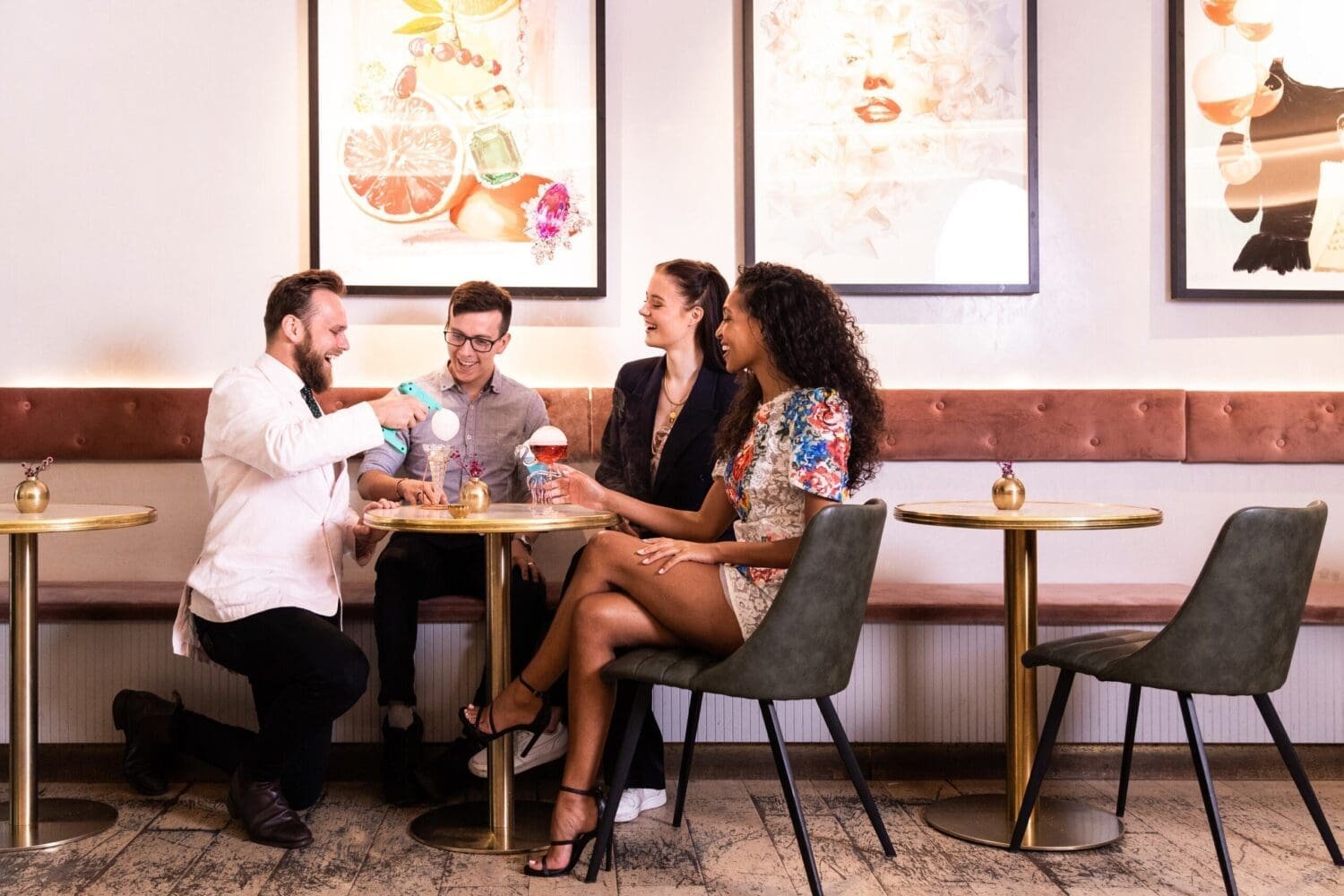 Service à table avec Flavour Blaster Mini 2