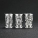 Lot de 6 verres à shot Égyptien – service festif