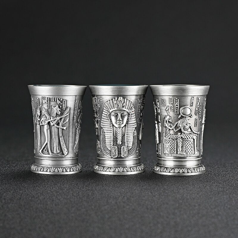 Lot de 6 verres à shot Égyptien – service festif