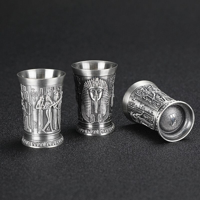Lot de 6 verres à shot Égyptien – service festif