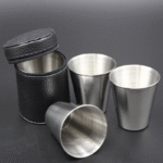 Lot de 4 verres à shot Inox – service festif