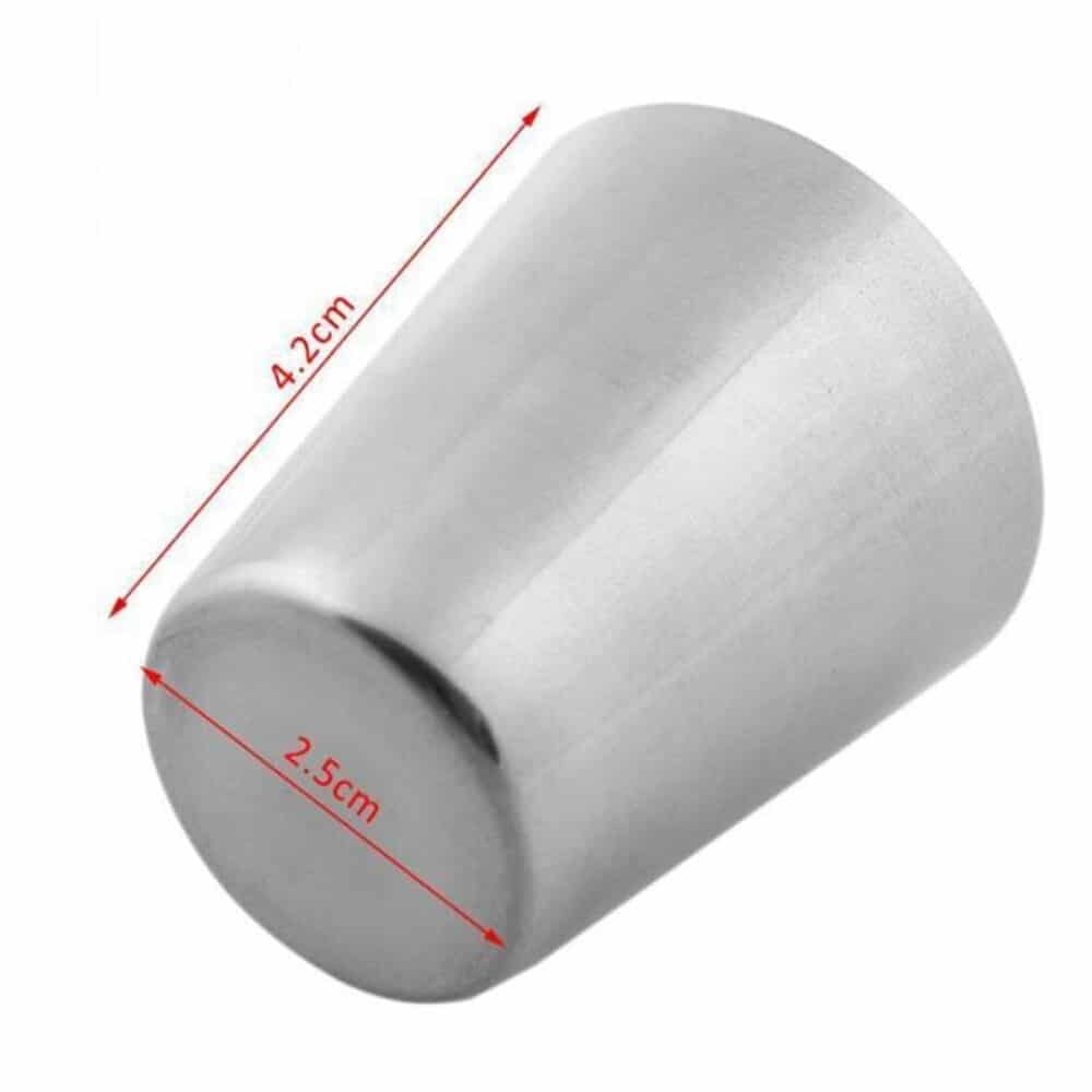 Lot de 4 verres à shot Inox – service festif