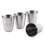 Lot de 4 verres à shot Inox – service festif