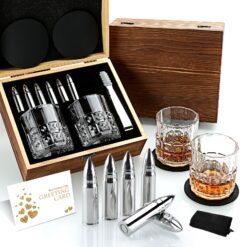 Coffret Whisky Duo avec Balles Réfrigérantes en Inox