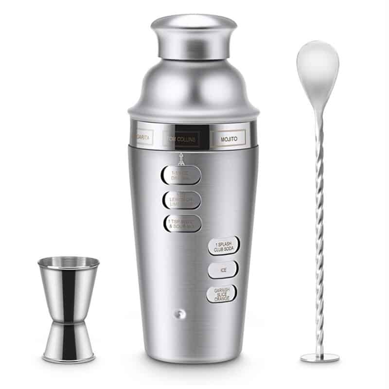 Kit barman avec Recettes – set cocktail