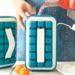 Moule à glaçons avec bac de stockage – 18 cubes