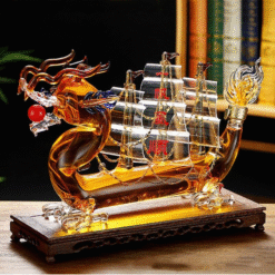 Carafe à spiritueux Dragon – présentation de bar – vue 1