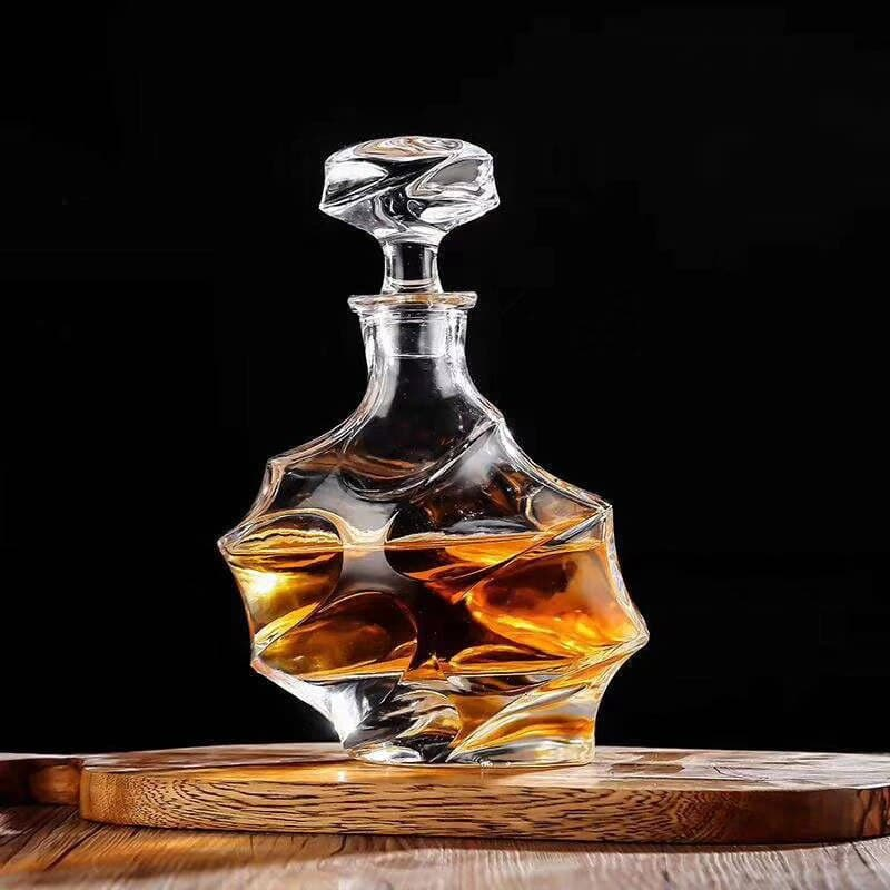 Carafe à spiritueux de Whisky – présentation de bar