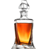Carafe à whisky cristal 800 ml – base inclinée design – vue 1