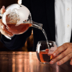 Carafe à whisky globe terrestre – support pivotant