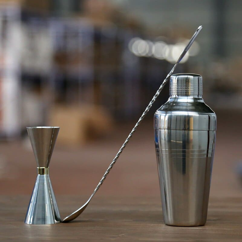 Kit barman Cobbler Inox – set cocktail