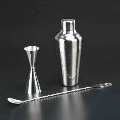 Kit barman Cobbler Inox – set cocktail