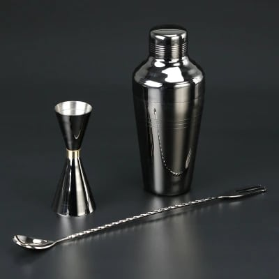 Kit cocktail Cobbler noir 4 pièces – 510 ml
