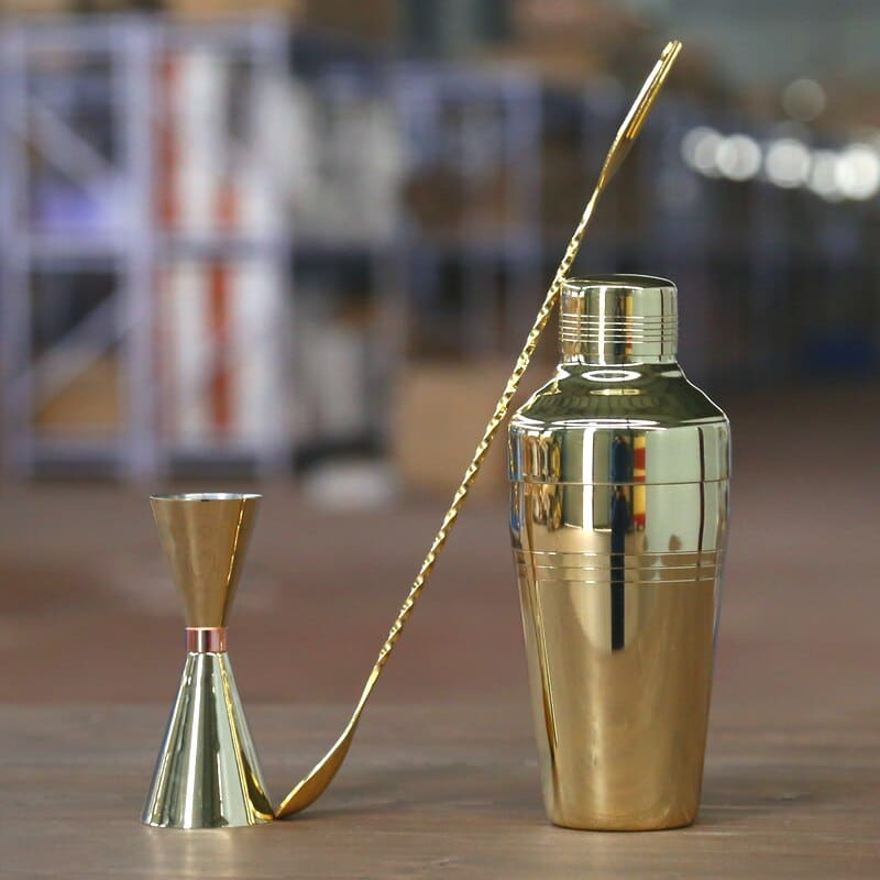 Kit barman Cobbler Or – set cocktail