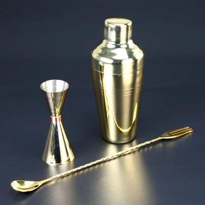 Kit barman Cobbler Or – set cocktail