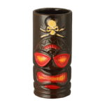 Coffret de 4 verres Tiki – masques polynésiens assortis