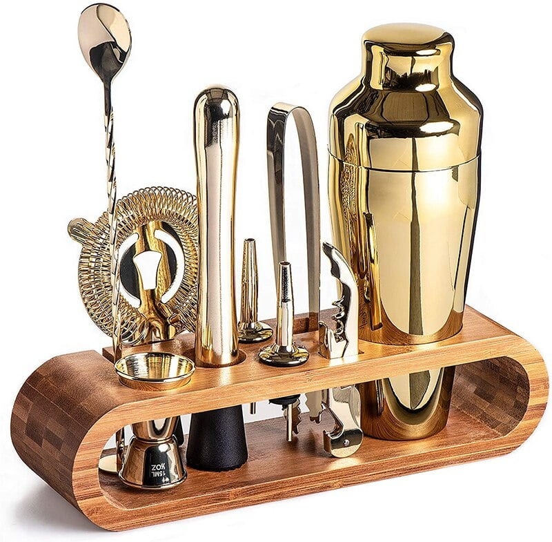 Kit barman Continental Shaker Or – set cocktail