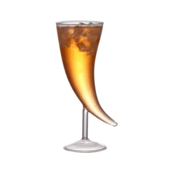Verre à cocktail Corne – présentation spectaculaire – vue 2