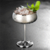 Verre à cocktail Coupe Argent – présentation spectaculaire – vue 1