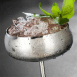 Verre à cocktail Coupe Argent – présentation spectaculaire