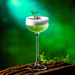 Verre à cocktail Coupe Bombé – présentation spectaculaire