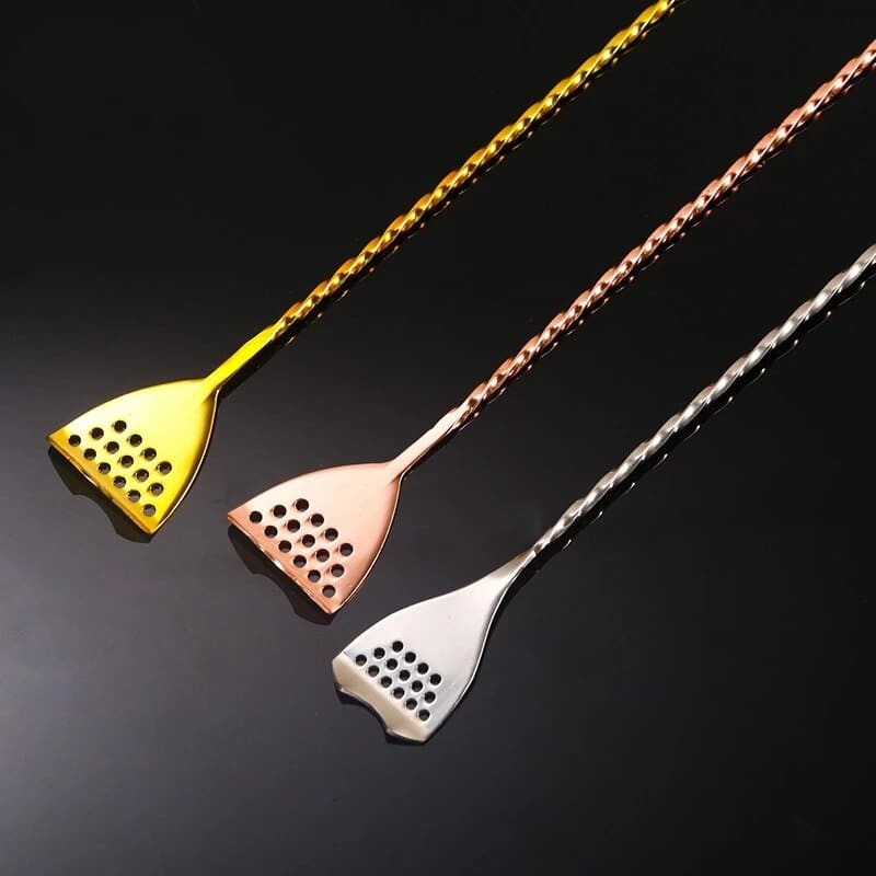 Cuillère de bar torsadée pour cocktails