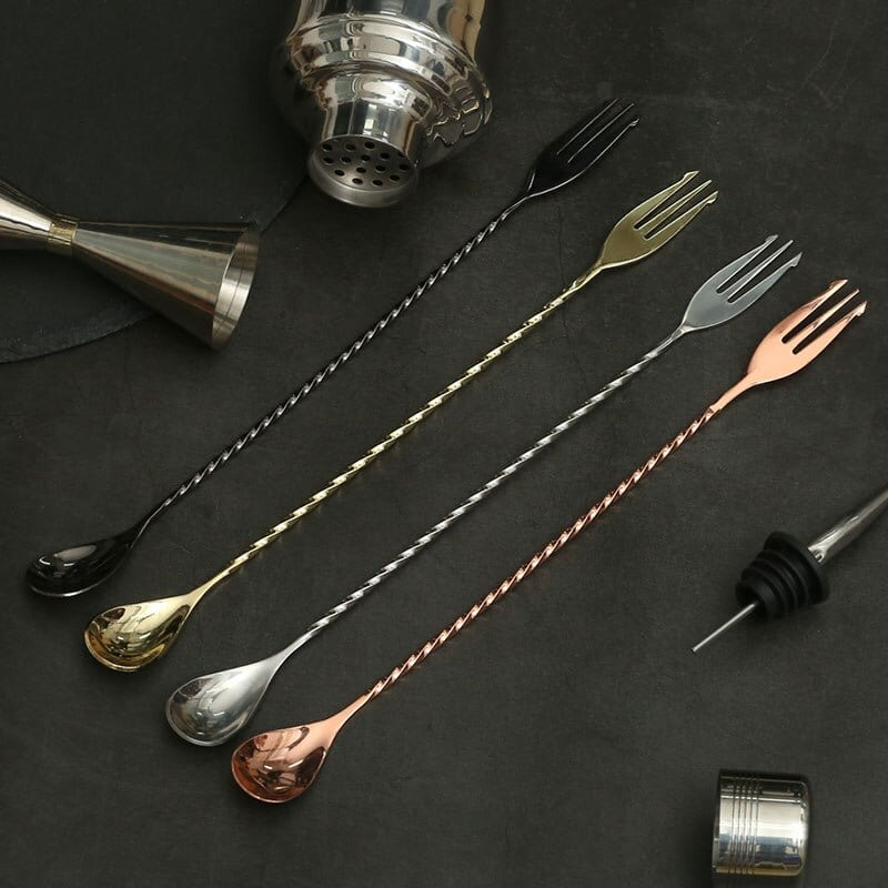 Cuillère de bar 40cm – mélange cocktail