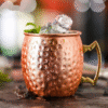 Mug Moscow Mule martelé en cuivre – chope cocktail – vue 1