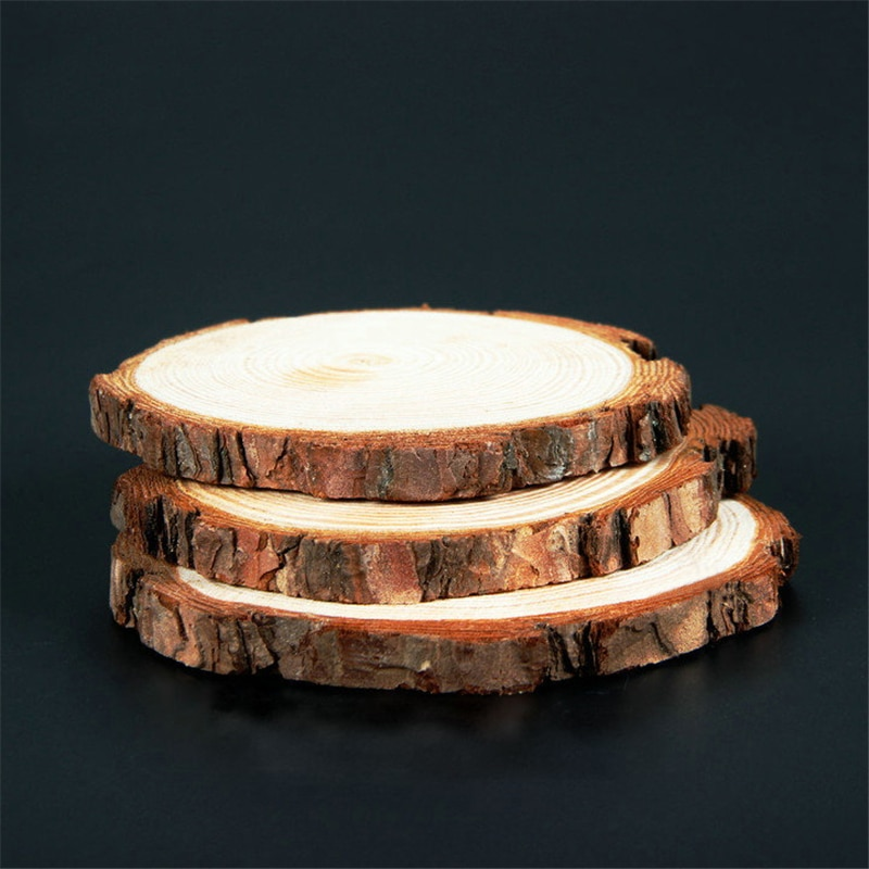 Set Dessous de Verre Rondin en Bois (x5)