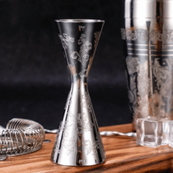 Doseur cocktail gravé à arabesques – 30/45 ml – vue 1