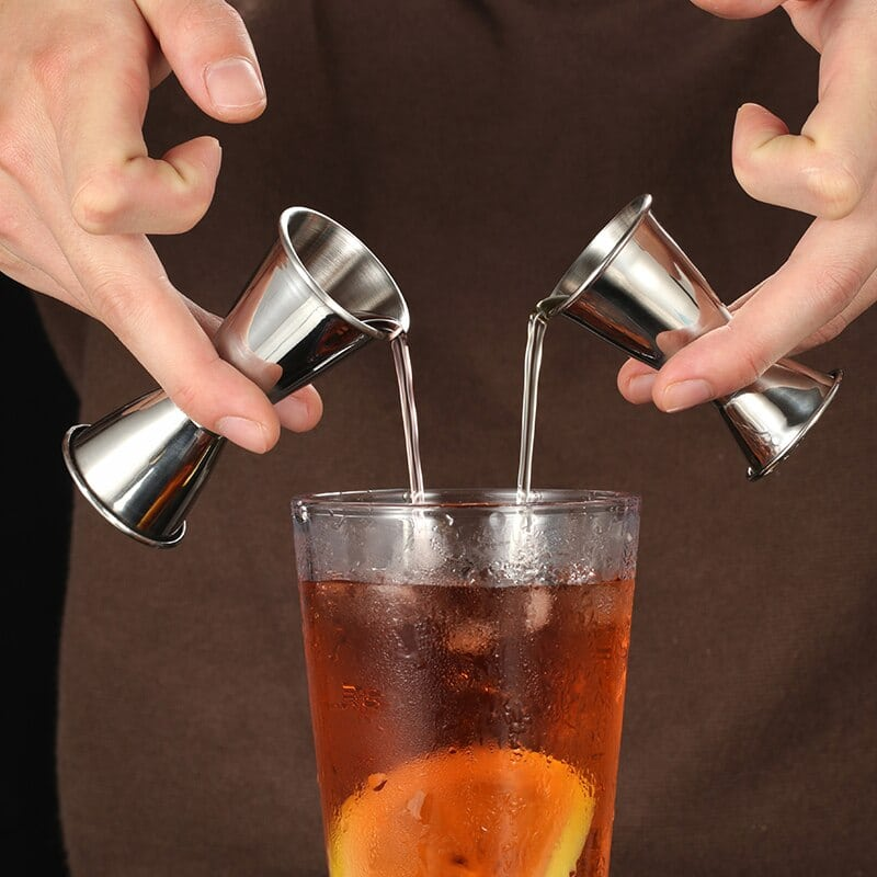Double doseur cocktail inox – 25/50 ou 30/60 ml