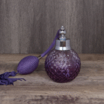 Vaporisateur à cocktail mauve – flacon poire vintage