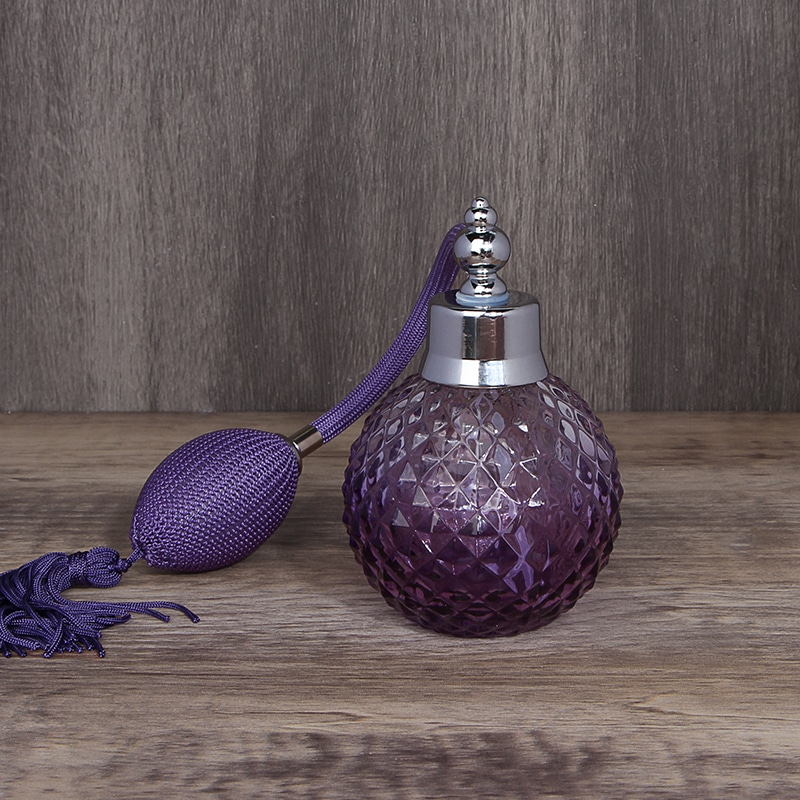 Vaporisateur à cocktail mauve – flacon poire vintage