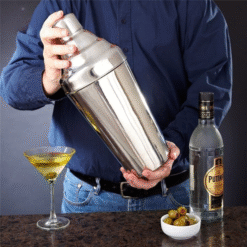 Shaker à cocktail en Acier Inoxydable – mixologie – vue 1