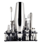Kit barman Boston Shaker en Argent – set cocktail