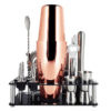 Kit barman Boston Shaker Rose Gold – set cocktail – vue 1