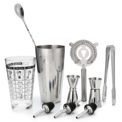 Kit cocktail professionnel avec seau à glace – 12 pièces – vue 2