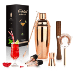 Kit cocktail rose gold 7 pièces – format compact