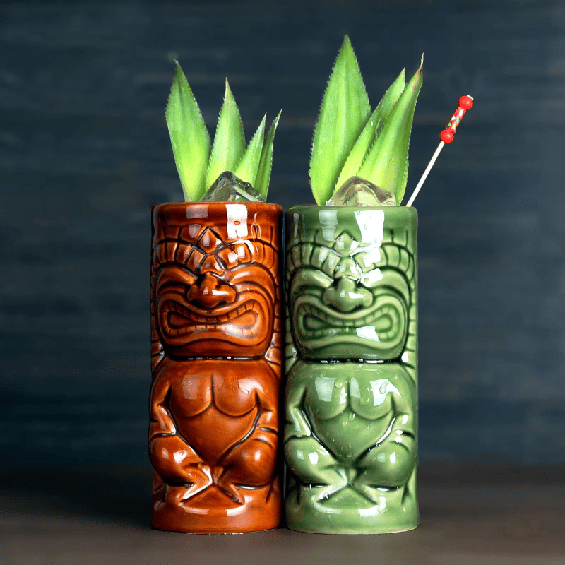 Mug Tiki Maikai – cocktail tropical sculpté
