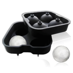 Moule à glaçons sphériques XXL – 4 boules de 4,5 cm – vue 1