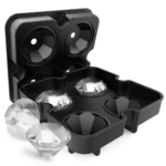 Moule à glaçons diamant 3D – 4 pierres de glace