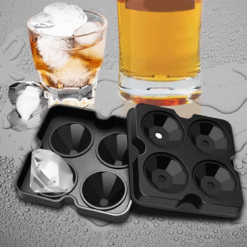 Moule à glaçons diamant 3D – 4 pierres de glace – vue 2