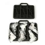 Moule à glaçons pistolets en silicone – 6 glaçons