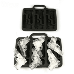Moule à glaçons pistolets en silicone – 6 glaçons – vue 1